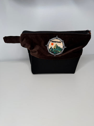 Zip Pouch- Mountain Patch