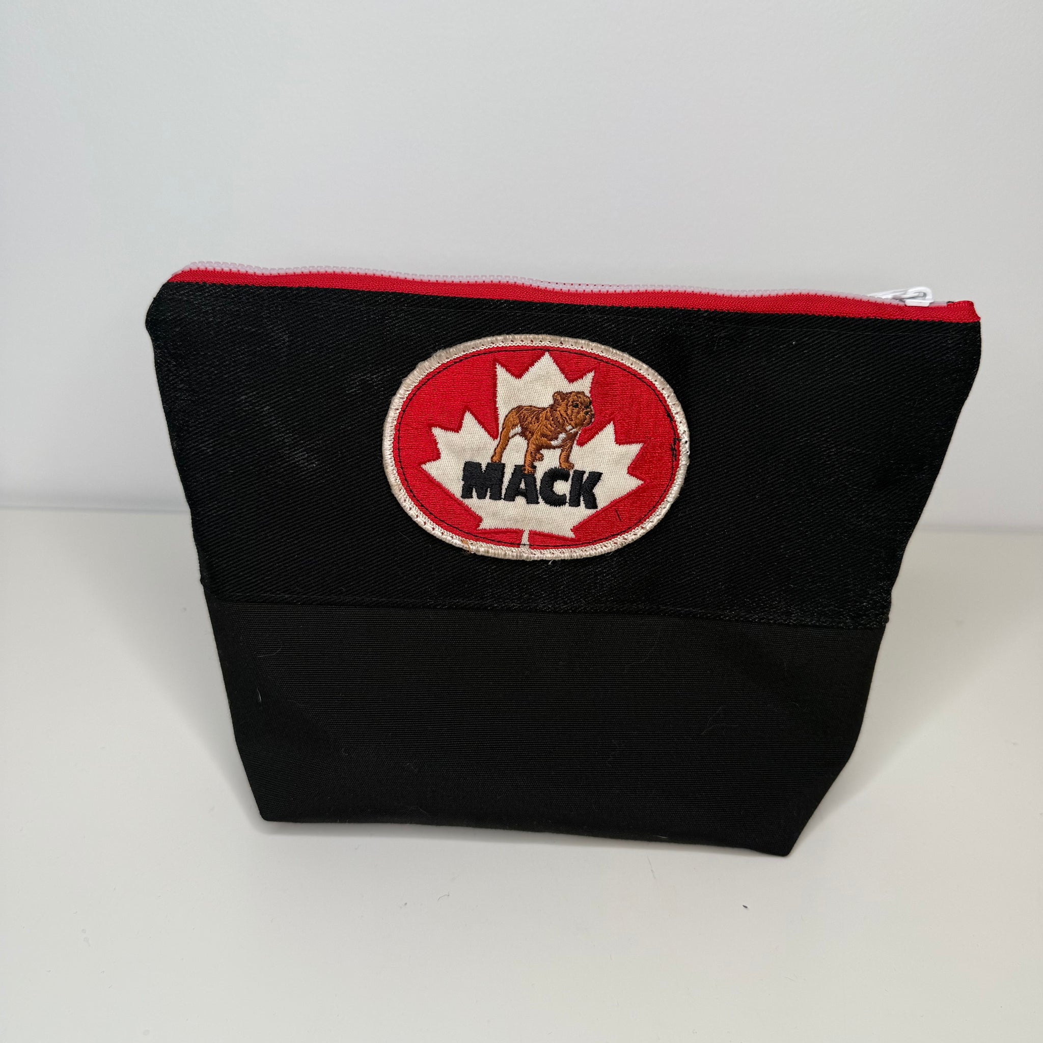 Zip Pouch- Vintage Mack Dog Patch