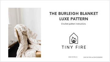 Pattern! The Burleigh Luxe Blanket Crochet Pattern- Digital Download